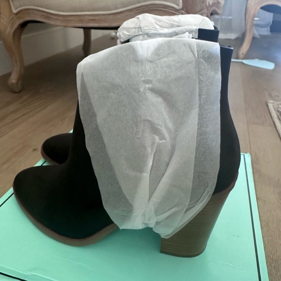 MIA Women's Avril Fringe Booties in Black - Picture 8 of 11